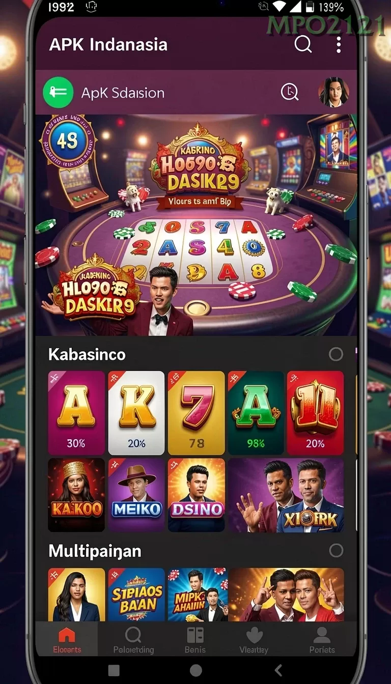 Cuplikan layar GEBYAR4D — pengaturan akun
